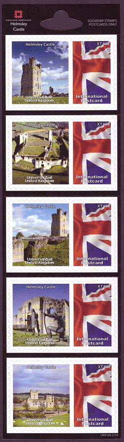 (image for) UK0160 Helmsley Castle Universal Mail Stamps Dated: 2/16